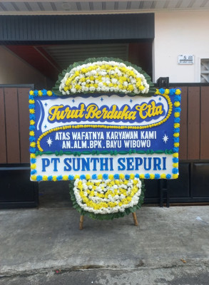 Papan Bunga Duka di Pagu